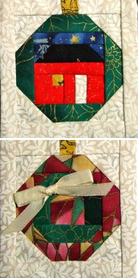 Three 3" Holiday Wreath Blocks-Pefect for NEW Carol Doak Keepsake Cards