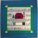 Down on the Farm -HAND QUILTED- FOR SALE $175