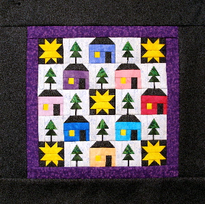 The Little Village Miniature Quilt