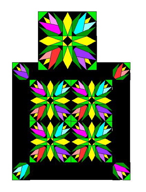 May Flower Block and Quilt Suggestion