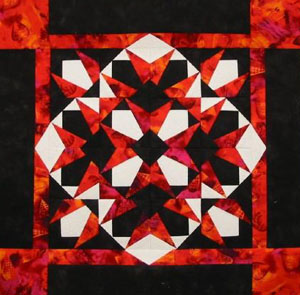 A Mini Quilt With Many Options. This quilt made by Sandy Foster.