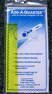 6" Add-A-Quarter Ruler-HALF PRICE!