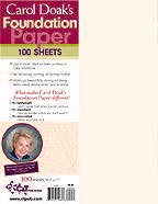 Carol Doak`s Foundation Paper