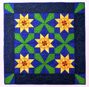 Sunflower Star Wall Quilt Pattern Part 2