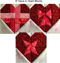 Have-A-Heart Block Designs In A 6" size