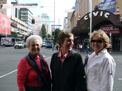 Exploring downtown Auckland