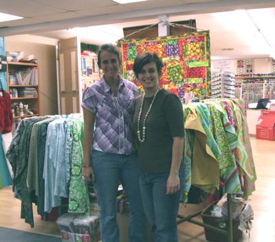 Melody and Holly at the Fabric Warehouse, Lakeland, FL