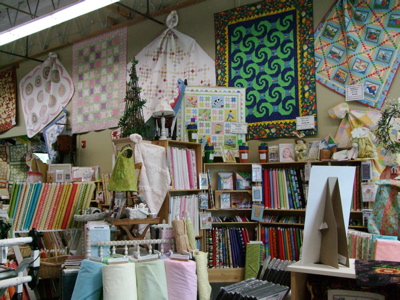 Charming areas at Sew Many Quilts