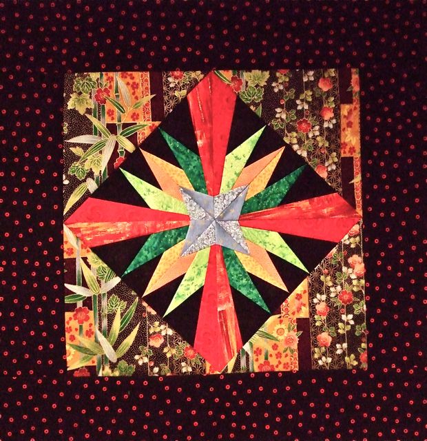 Sunrise made on The Quilt Show